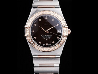 omega constellation mens eta-2824 automatic watch