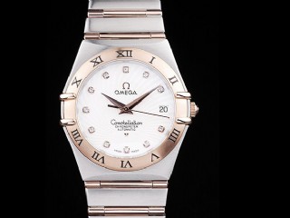 omega constellation mens eta-2824 automatic  watch