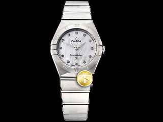 omega constellation 25mm swiss quartz ladies watch