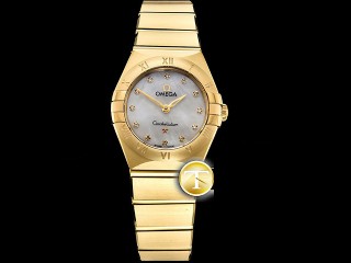 omega constellation 25mm swiss quartz ladies watch