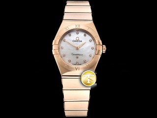 omega constellation 25mm swiss quartz ladies watch
