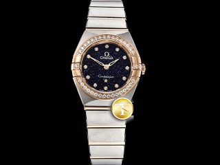  omega constellation 25mm swiss quartz ladies watch