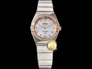  omega constellation 25mm swiss quartz ladies watch