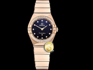  omega constellation 25mm swiss quartz ladies watch