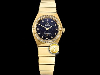  omega constellation 25mm swiss quartz ladies watch