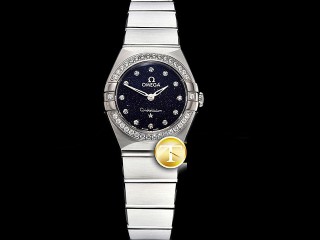  omega constellation 25mm swiss quartz ladies watch