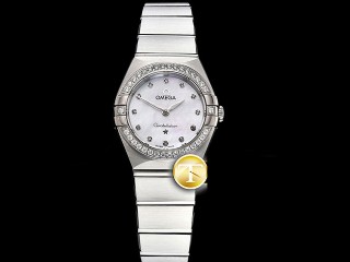 gf factory omega constellation 25mm swiss quartz ladies watch