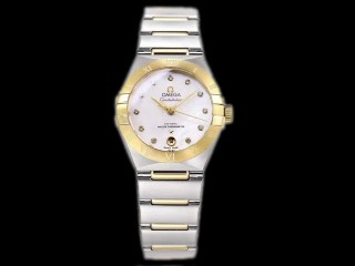 omega constellation 29mm lady automatic watch