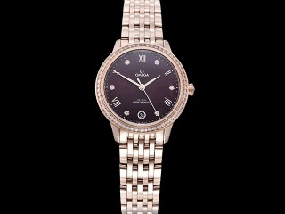 omega deville presitge 34mm automatic lady watch