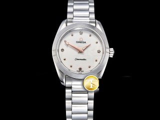omega aqua terra 150m 28mm ladies swiss quartz watch
