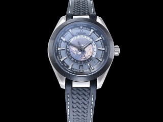 omega aqua terra gmt worldtimer 43mm watch