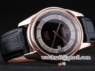 omega deville hour vision automatic mens watch