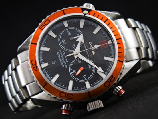 omega seamaster planet ocean chronograph mens watch 