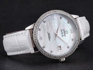 omega deville prstige co-axial diamond lady watch