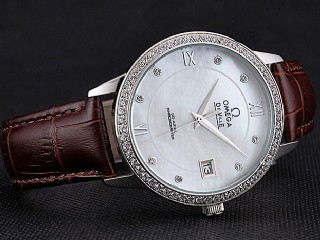 omega deville prstige co-axial diamond lady watch