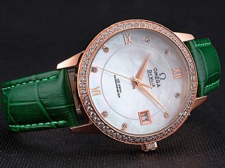 omega deville prstige co-axial diamond lady watch