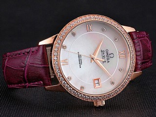 omega deville prstige co-axial diamond lady watch