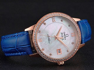 omega deville prstige co-axial diamond lady watch