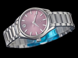 omega aqua terra shades 34mm quartz lady watch