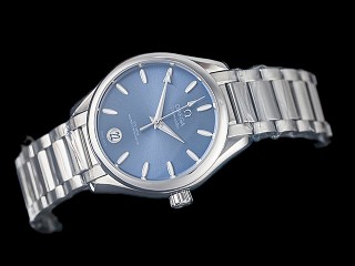 omega aqua terra shades 34mm quartz lady watch