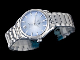 omega aqua terra shades 34mm quartz lady watch