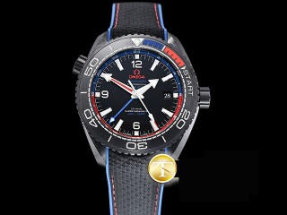 omega seamaster planet ocean deep black watch