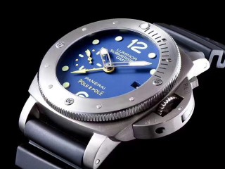 panerai pam719 luminor submersible 1950 3 days gmt titanium pole2pole mike horn mens watch