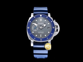 panerai submersible pam959 42mm gray dial man watch