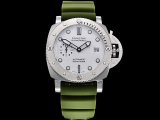 panerai submersible pam1226 quranta quattro bianco man watch 