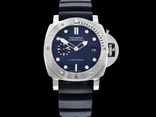 panerai submersible pam1391 quranta quattro bianco man watch 
