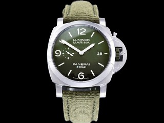 panerai pam01356 luminor marina esteel verde smeraldo 44mm man watch