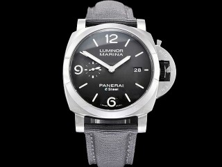 panerai pam01358 luminor marina esteel grigio roccia 44mm man watch