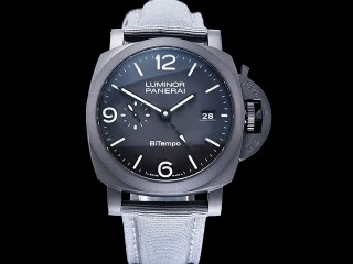 panerai pam01467 luminor bitempo titanium 44mm automatic man watch