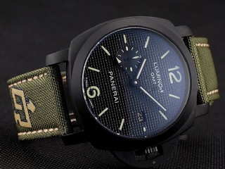 panerai luminor 1950 3-days gmt automatic mens watch