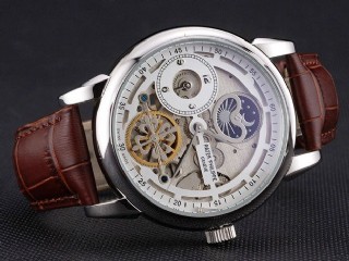 patek philippe dual time moonphase tourbillon automatic man watch