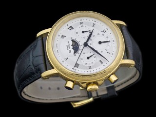 patek philippe perpetual calendar quartz chronograph man watch