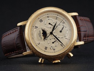 patek philippe perpetual calendar quartz chronograph man watch