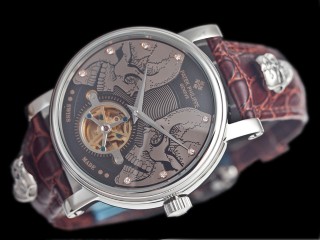 patek philippe calatrava skeleton tourbillon mens watch