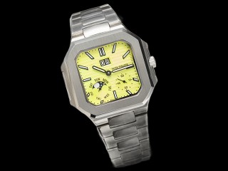 patek philippe cubitus 5822 grand date day moon phases automatic mens watch