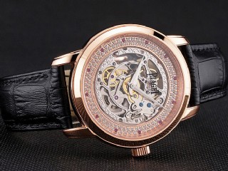 piaget altiplano skeleton dial automatic man watch