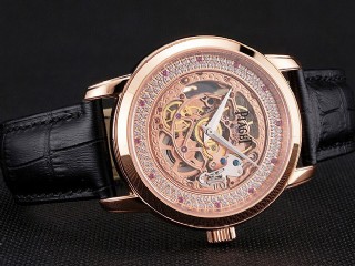 piaget altiplano skeleton dial automatic man watch