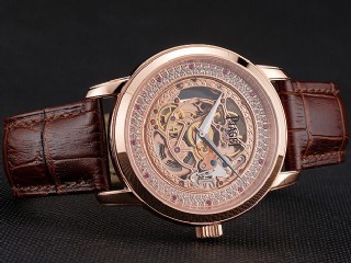 piaget altiplano skeleton dial automatic man watch