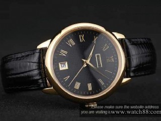 piaget 2824 automatic gold case mens watch