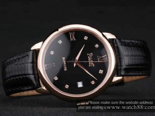 piaget 2824 automatic gold case mens watch