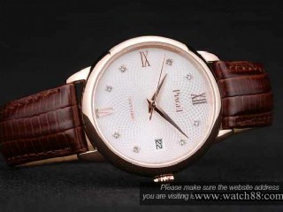 piaget 2824 automatic gold case mens watch