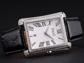 piaget black tie emperador automatic man watch