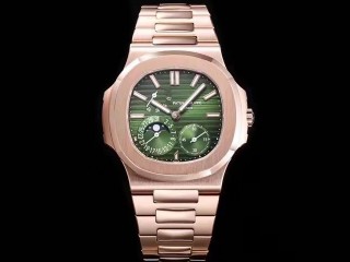 patek philippe nautilus moon phase date 5712 automatic mens watch