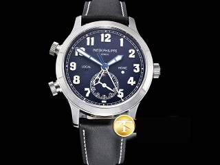 patek philippe calatrava pilot travel time 5524 automatic man watch 