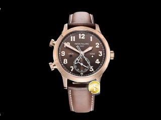 patek philippe calatrava pilot travel time 5524 automatic man watch 