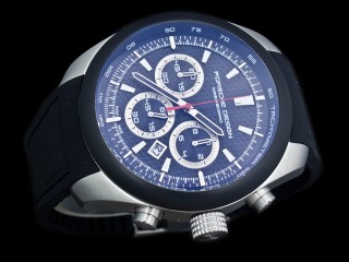 porsche design p6612 quartz chronograph men watch